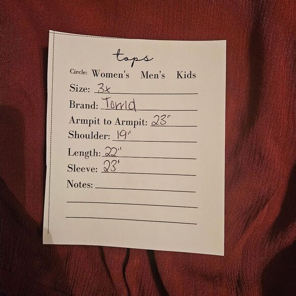 Torrid Crinkle Gauze Lace Inset Surplice Top. Brown 3X - Picture 5 of 16